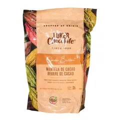 Какао масло недезодороване дропси Luker Chocolate 1 кг