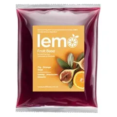 Основа для лимонаду та чаю (фруктове пюре) Lemo Інжир-Апельсин-Шавлія 1 кг