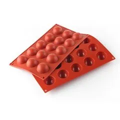 Форма силіконова Профі Напівсфера 40 мм 15 комірок
