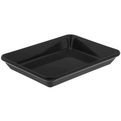 Блюдо для викладання продуктів з меламіну 39,5×30×5,5 см чорне