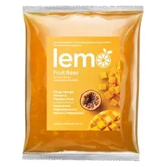 Основа для лимонаду та чаю Lemo Манго зі шматочками та Маракуєю 1 кг