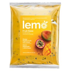 Основа для лимонаду та чаю Lemo Манго-Маракуя з кісточкою 1 кг