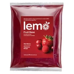 Основа для лимонаду та чаю Lemo Червона Ягода 1 кг