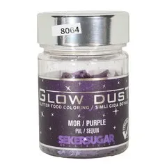 Глиттер хлопья Фиолетовые Sekersugar 7 г