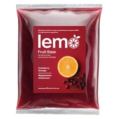 Основа для лимонада и чая Lemo Клюква-Апельсин 1 кг