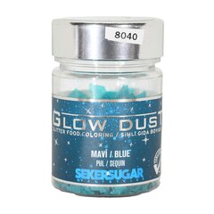 Глиттер хлопья Голубые Sekersugar 7 г.