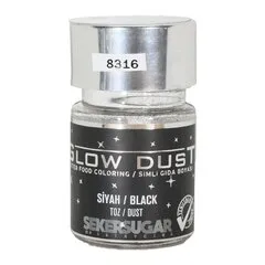 Глиттер Черный Sekersugar 7 г