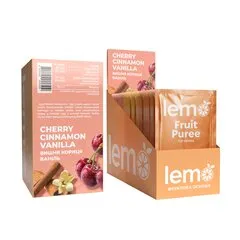 Основа для лимонаду та чаю Lemo Вишня-Кориця-Ваніль порційне 15x45 г