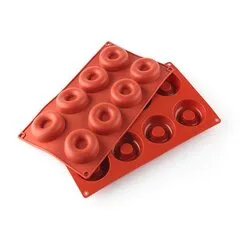 Форма силіконова Профі Пончик 62 мм 8 комірок