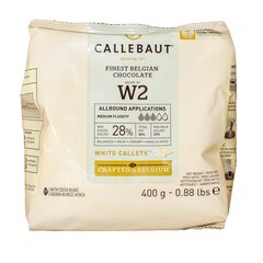Білий шоколад Callebaut W2, Вага: 400 г