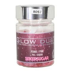 Глиттер хлопья Розовые Sekersugar 7 г