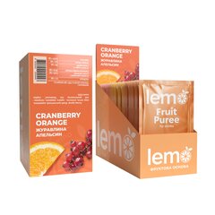 Основа для лимонада и чая Lemo Клюква-Апельсин порционное 15x45 г