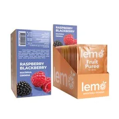 Основа для лимонаду та чаю Lemo Малина з Ожиною порційне 15x45 г