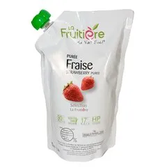 Пастеризованное пюре La Fruitière Клубника 1 кг