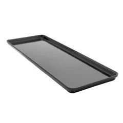Піднос з меламіну 38,9×15,4×1,5 см чорний