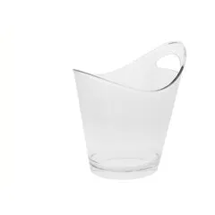 Ведро для льда из полистирола прозрачное 6 л