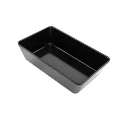 Блюдо для выкладки продуктов, 226×147×62 мм, черное