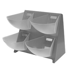 Двухярусная стойка для ингредиентов на 4 ячеейки