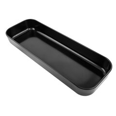 Блюдо для викладення продуктів з меламіну 45,7×16×6,5 см чорне