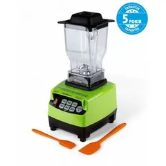Высокомощный (профессиональный) блендер JTC OmniBlend V TM-800A (1,5 л), зелёный, Цвет: Зеленый