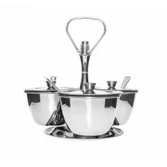 Сервірувальна підставка на стіл з ручкою 3 соусника