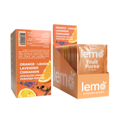 Основа для лимонада и чая Lemo Апельсин-Корица-Лаванда порционное 15x45 г