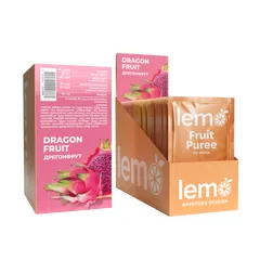 Основа для лимонаду та чаю Lemo Дрегонфрут порційне 15x45 г