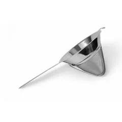 Сито конічне з нержавіючої сталі з сіткою 22 см