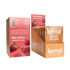 Основа для лимонаду та чаю Lemo Червона Ягода порційне 15x45 г
