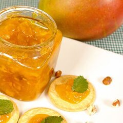 Джем Delicia Манго с кусочками фруктов, Вес: 25 кг