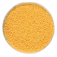 Жовті рисові кульки в натуральному шоколаді Ovalette 3 мм, Вага: 200 г