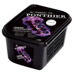 Замороженное пюре PONTHIER черная смородина 1 кг
