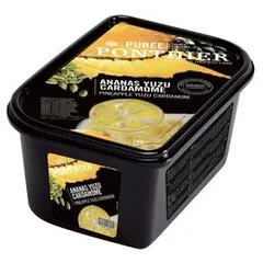 Замороженное пюре PONTHIER ананас, юзу и кардамон 1 кг