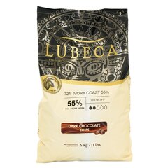 Чорний шоколад Lubeca IVORY COAST 55%, Вага: 1 кг