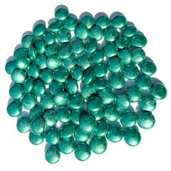 Конфетти овал голубые 15 мм 100 г