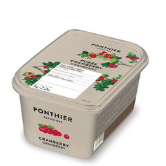Замороженное пюре PONTHIER клюква 1 кг