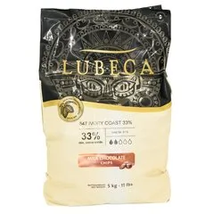 Молочный шоколад Lubeca IVORY COAST 33%, Вага: 1 кг