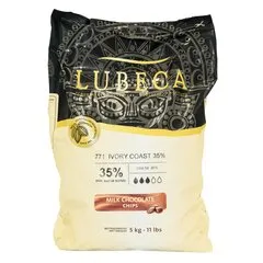 Молочний шоколад  Lubeca IVORY COAST 35%, Вага: 1 кг