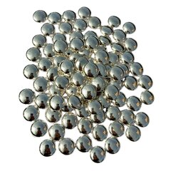 Конфетти овал серебряные 15 мм 100 г