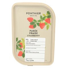 Замороженное пюре PONTHIER клубника 1 кг