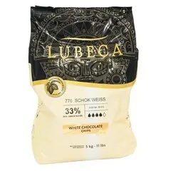 Білий шоколад Lubeca WEISSE 33%, Вага: 1 кг