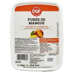 Замороженное пюре DGF манго 1 кг