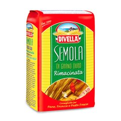 Итальянская мука для макаронных изделий Divella Semola Rimacinata di grano duro 25 кг