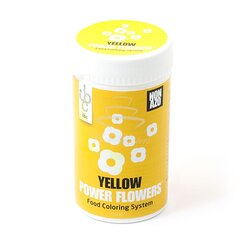 Барвник жовтий Power Flowers NON AZO Yellow, Колір: Жовтий, Вага: 50 г