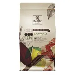 Темный шоколад Cacao Barry TANZANIE 75%, Вес: 1 кг