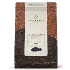 Декор із чорного шоколаду Callebaut Flakes 1 кг