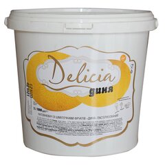 Джем Delicia Диня зі шматочками фруктів, Вага: 1 кг