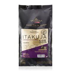 Шоколад черный VALRHONA Itakuja 55%, Вес: 3 кг