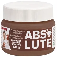 Коричневий харчовий барвник Pavoni 50 г