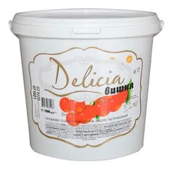 Джем Delicia Вишня зі шматочками фруктів, Вага: 1 кг